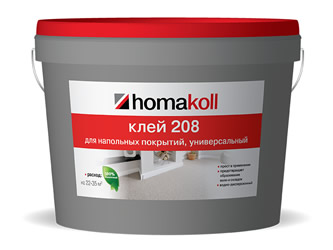 Клей для гибких напольных покрытий "Homakoll" 208 7 кг