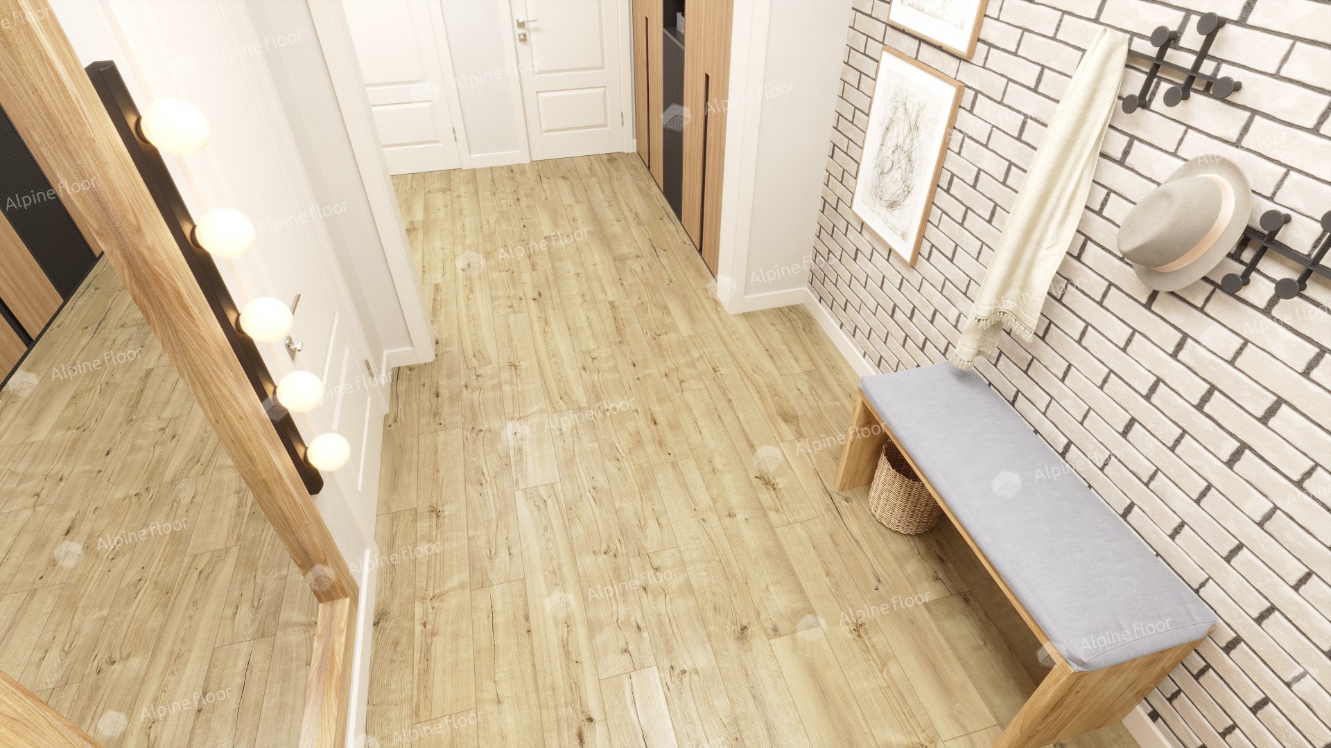 Ламинат "Alpine Floor" Дуб Эмпуриабрава (1285*192*8 мм) — купить в Барнауле