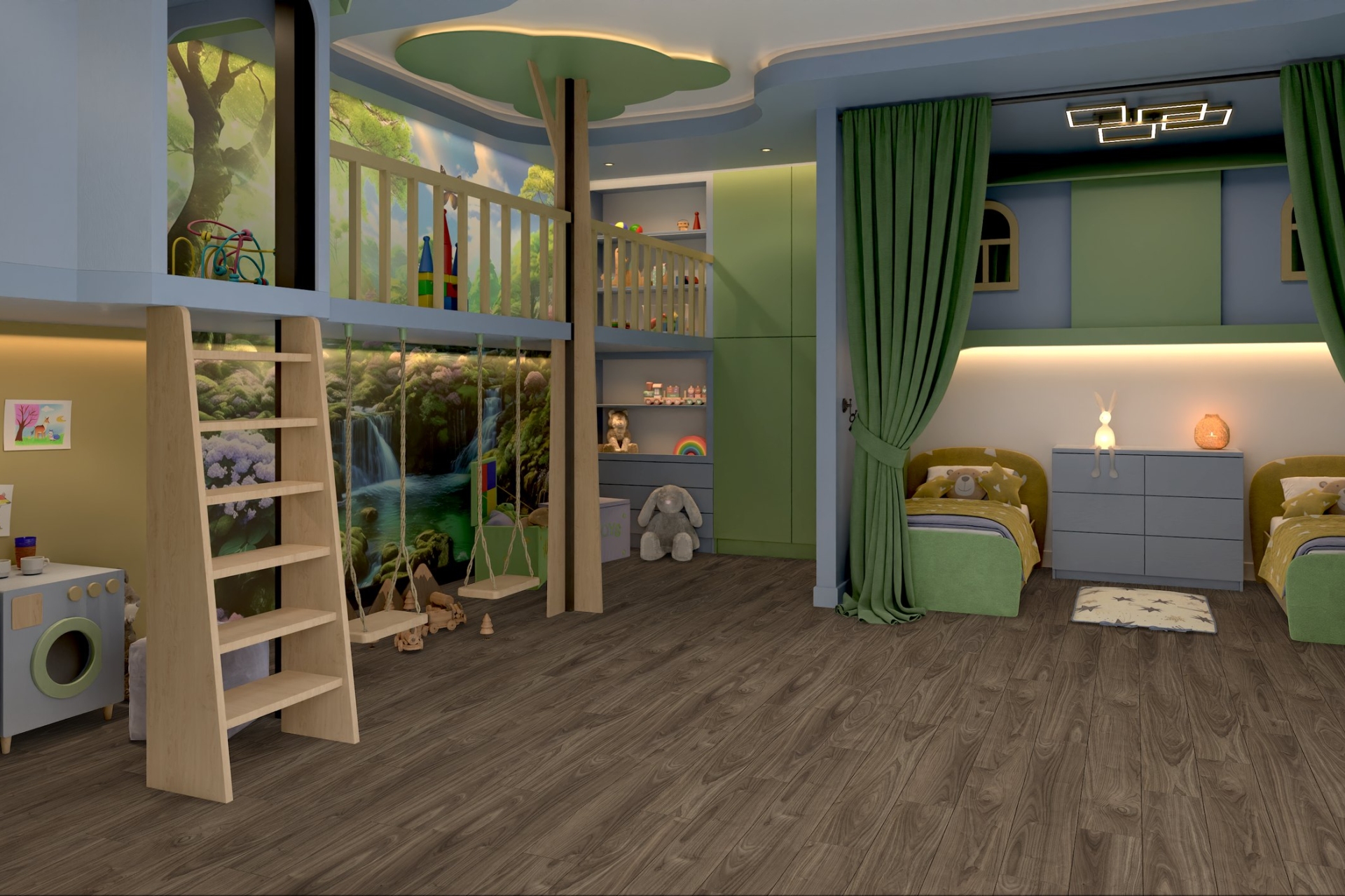 SPC ламинат «Damy Floor» Орех Американский (1220*180*4 мм) — купить в Барнауле