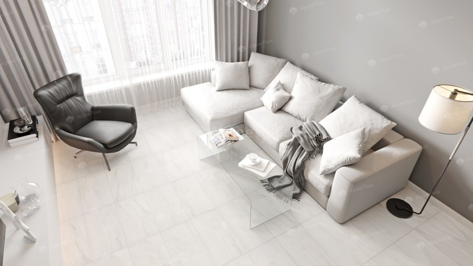 Виниловая плитка "Alpine Floor" Light Stone Брайс (608*303*2,5 мм) — купить в Барнауле