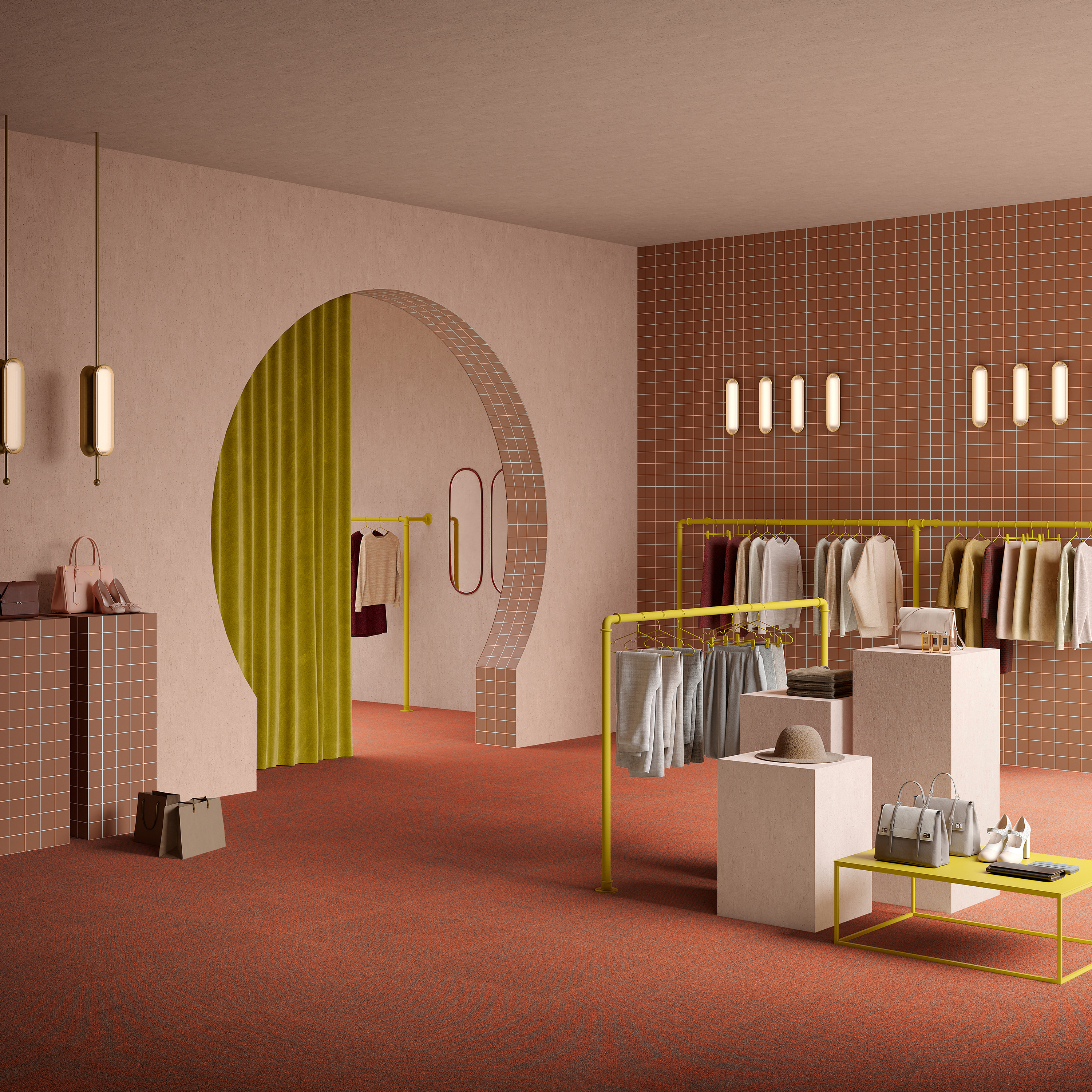 Ковровая плитка Mantra Tile 89 (500*500*6 мм) — купить в Барнауле