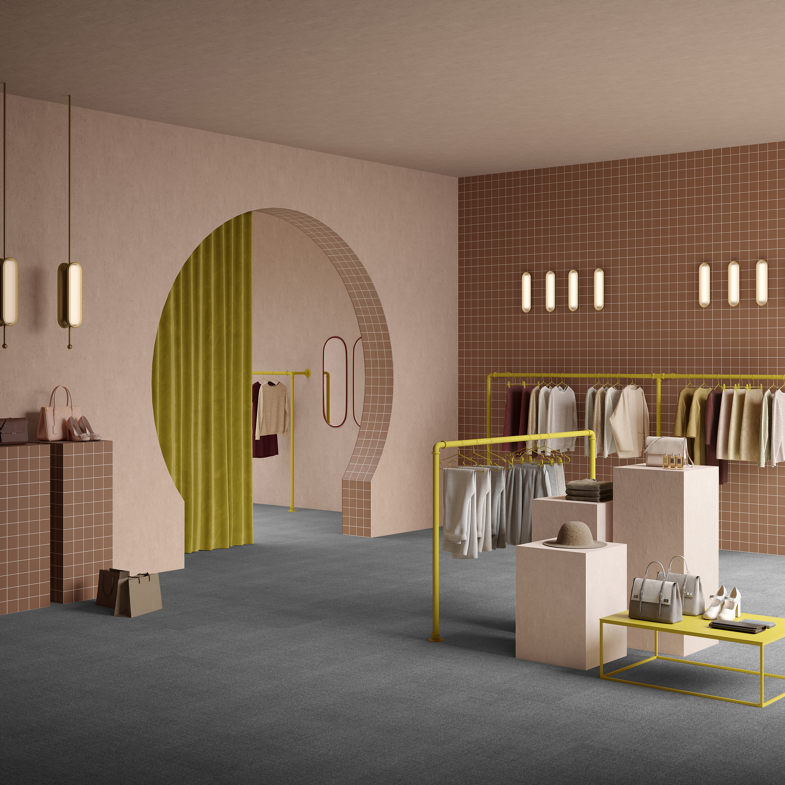 Ковровая плитка Mantra Tile 97 (500*500*6 мм) — купить в Барнауле