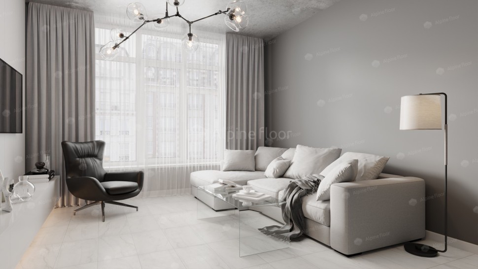 Виниловая плитка "Alpine Floor" Light Stone Брайс (608*303*2,5 мм) — купить в Барнауле