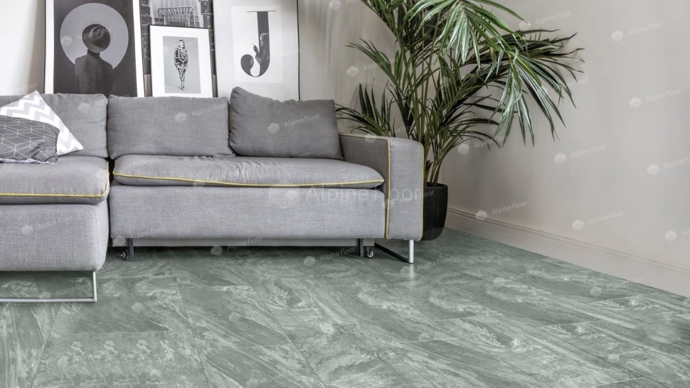 Виниловая плитка "Alpine Floor" Light Stone Хэмпшир (608*303*2,5 мм) — купить в Барнауле